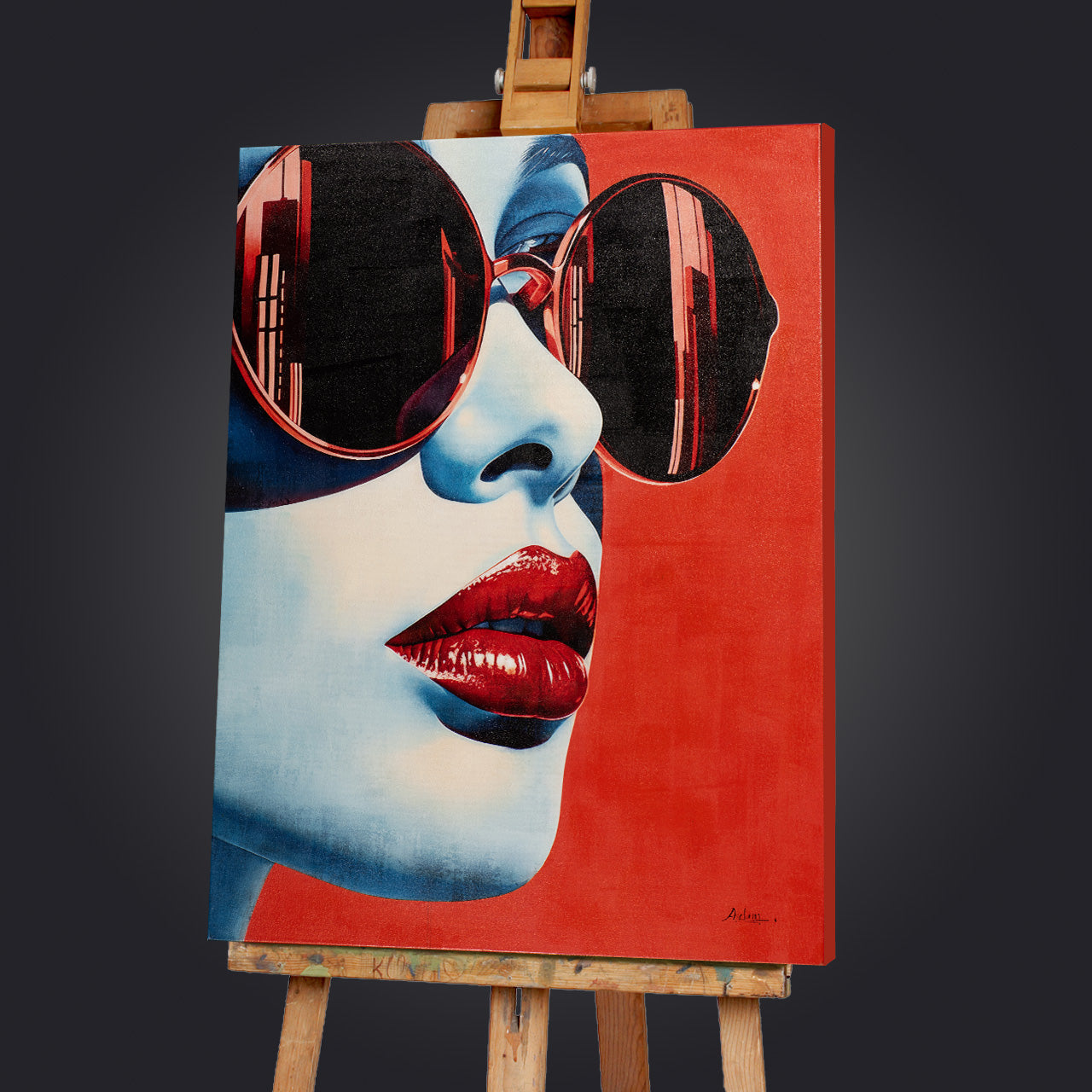 Peindre l'été rouge