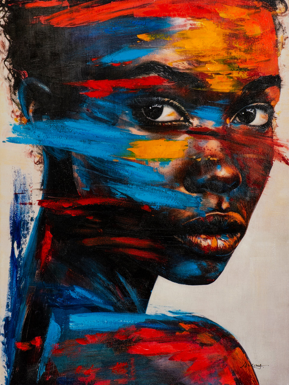 peinture La beauté derrière les couleurs