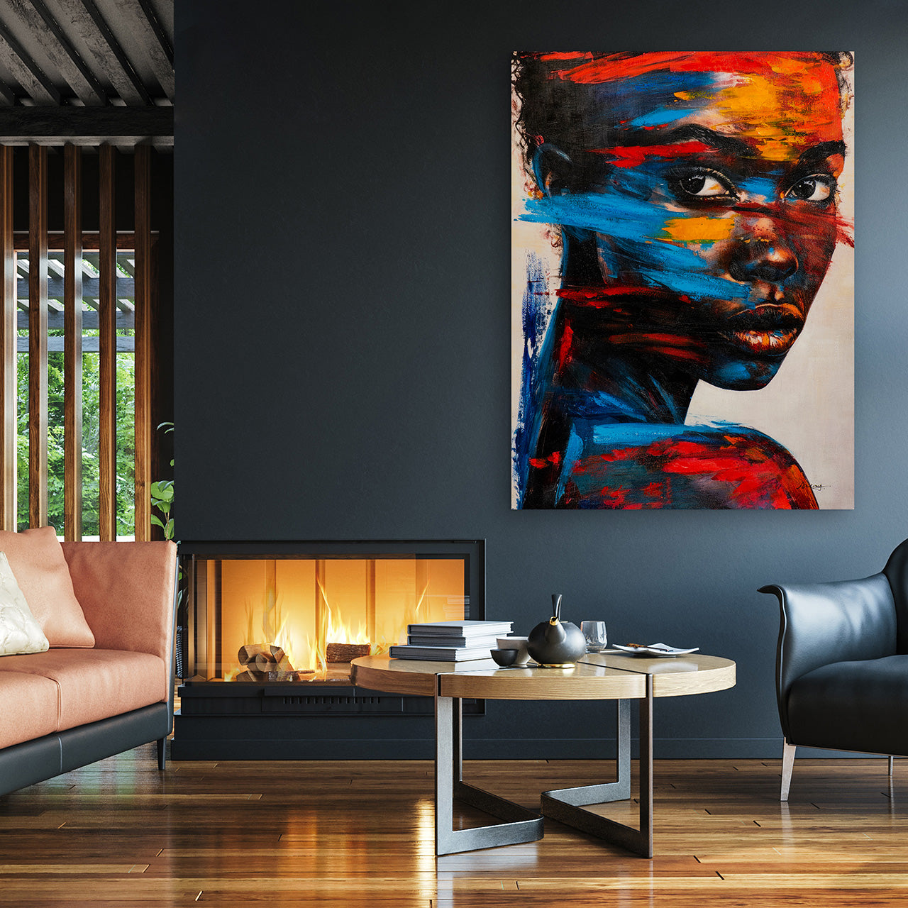 peinture La beauté derrière les couleurs