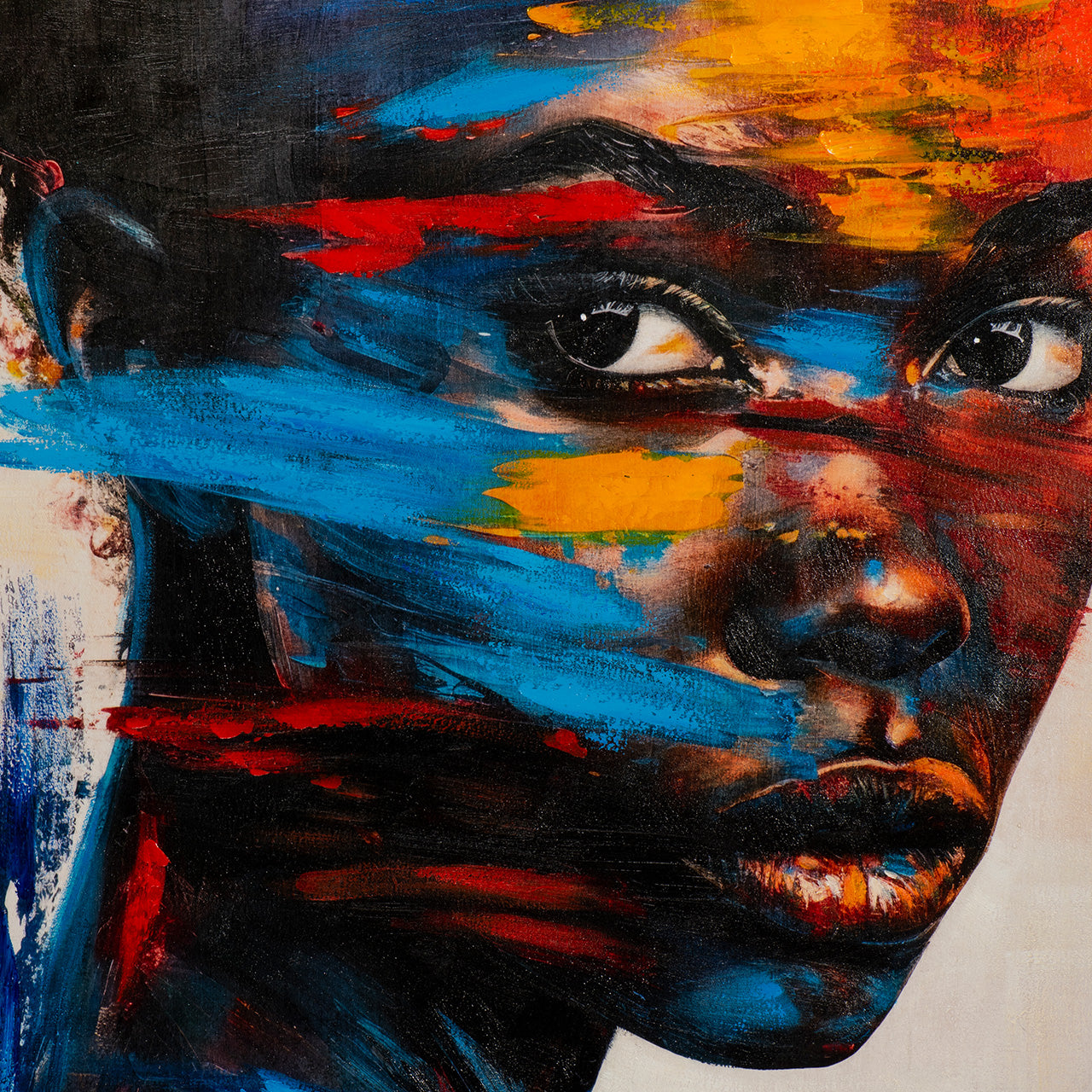 peinture La beauté derrière les couleurs