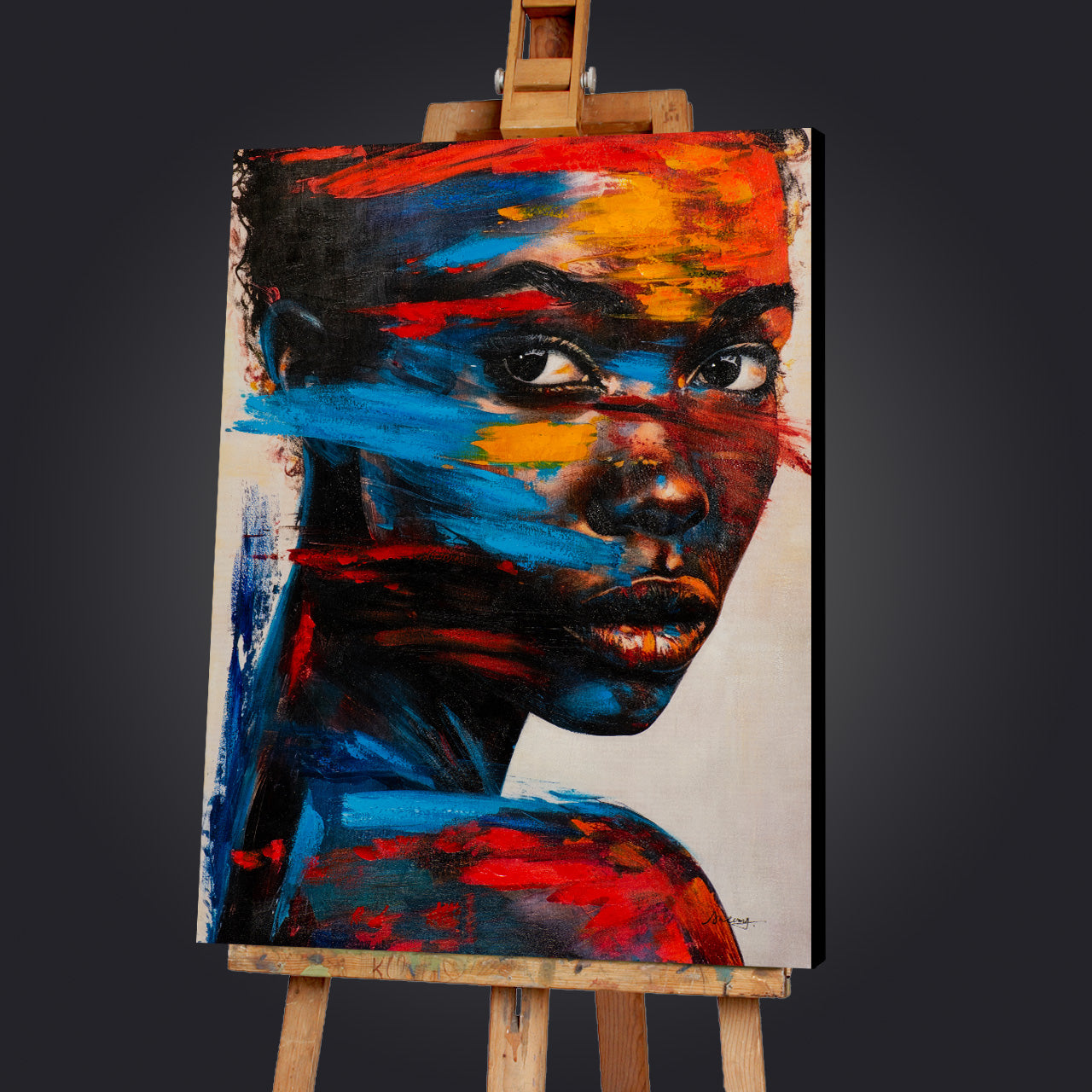 peinture La beauté derrière les couleurs