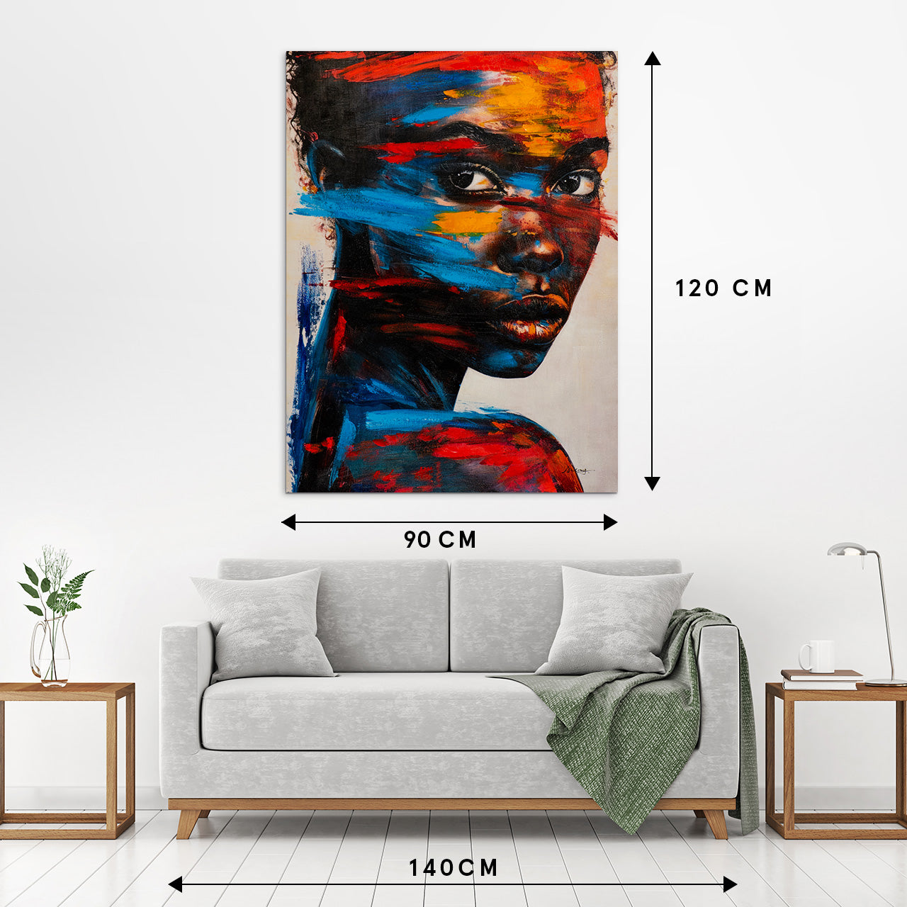 peinture La beauté derrière les couleurs