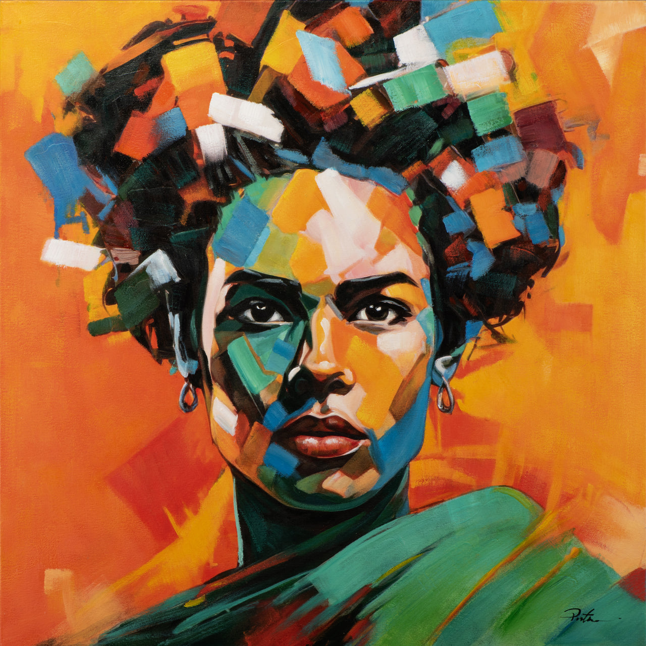 peinture Power Woman