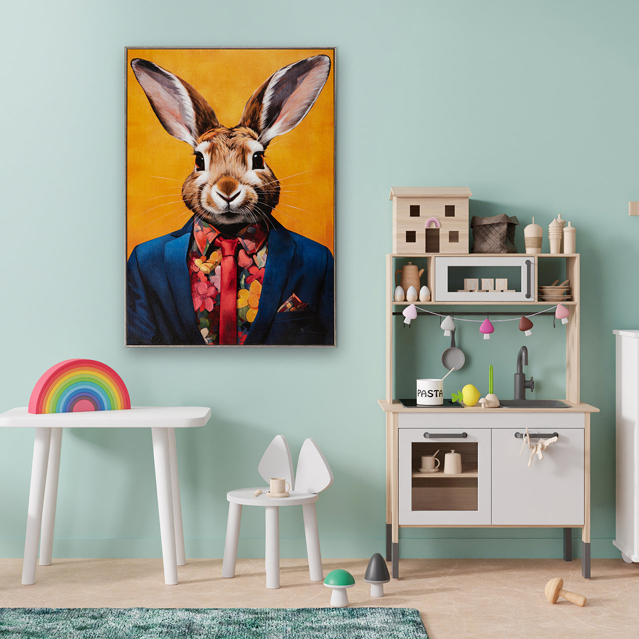 Peinture de M. Bunny Jr.