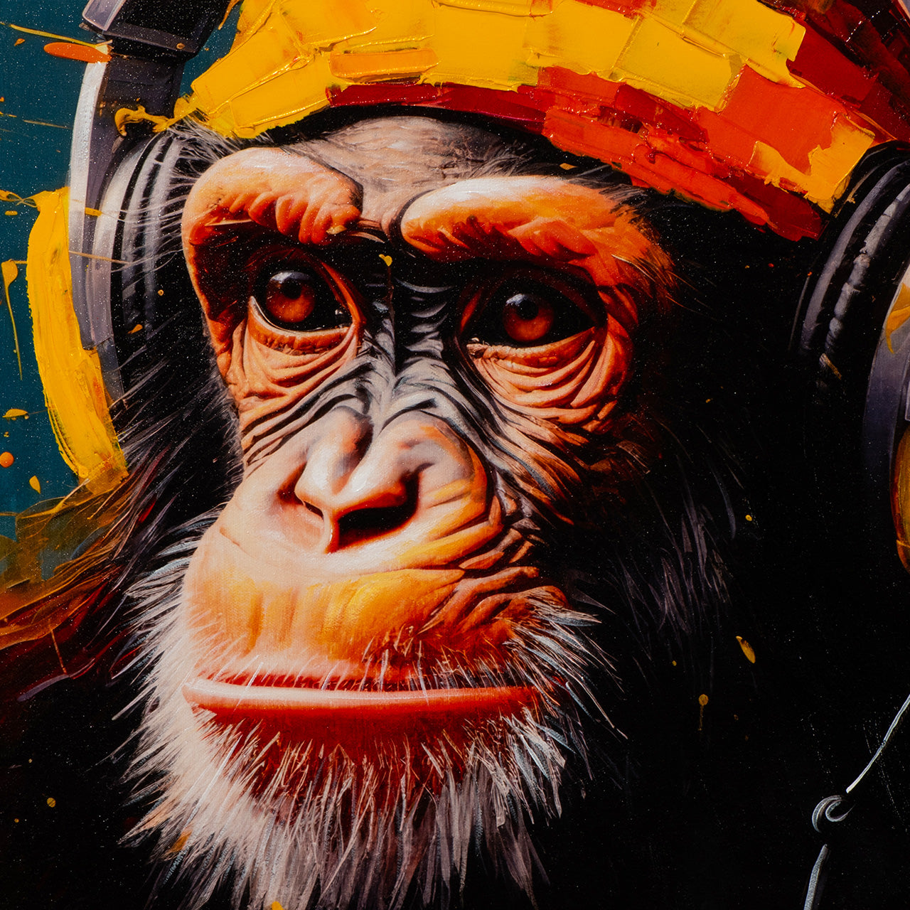 peinture Funky Music