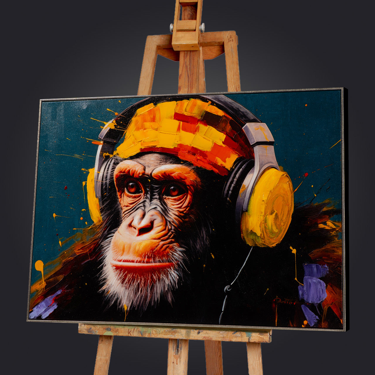 peinture Funky Music