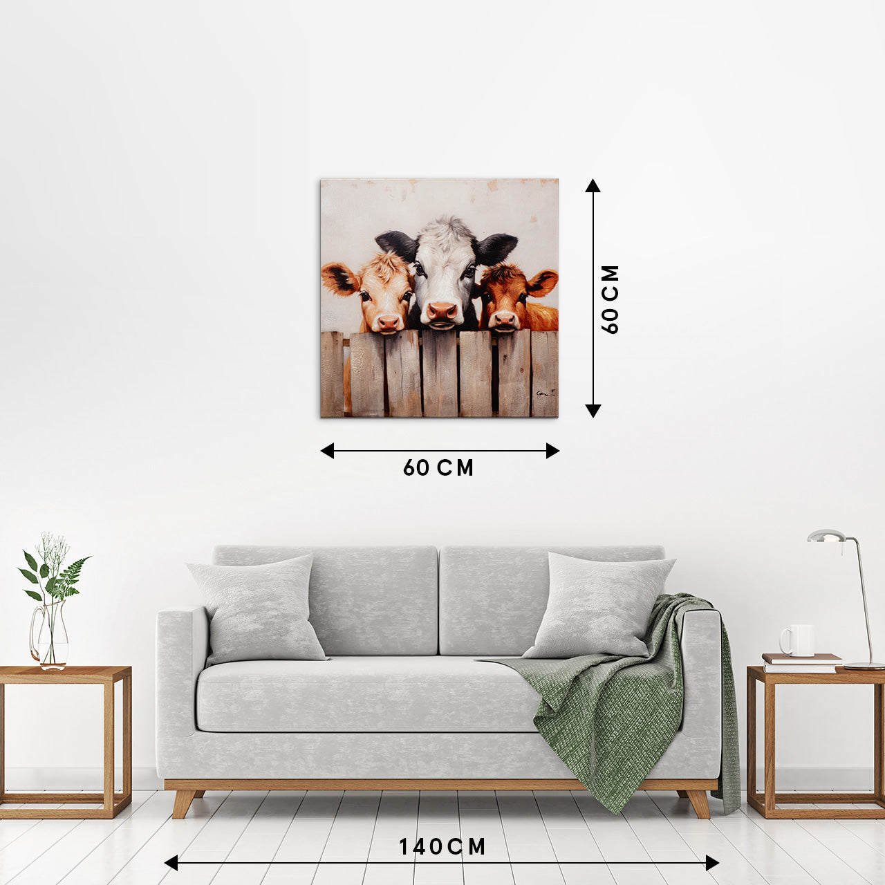 peinture de la ferme laiteuse