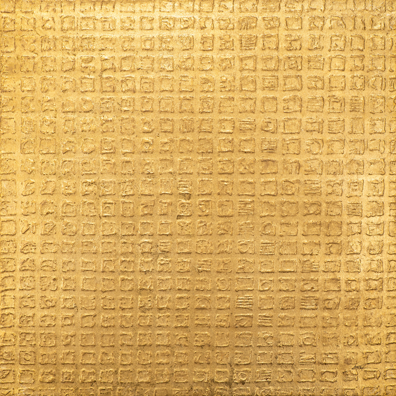 tableau Message d'or