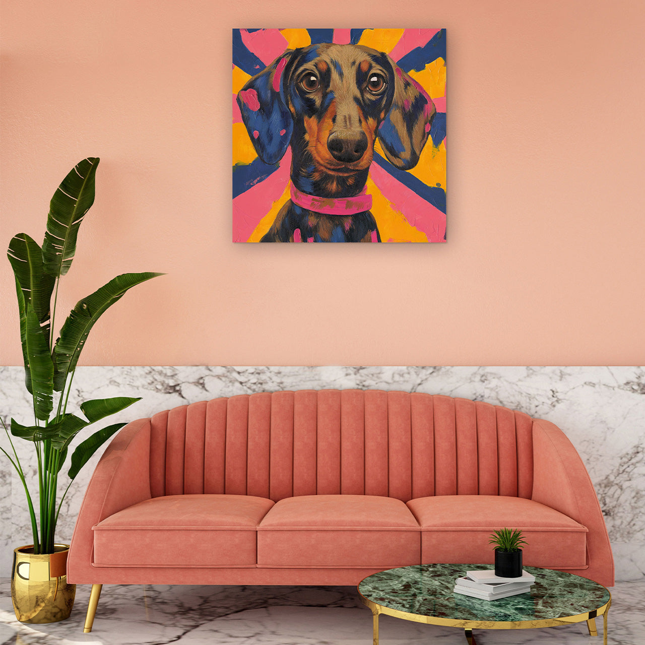Peinture Teckel