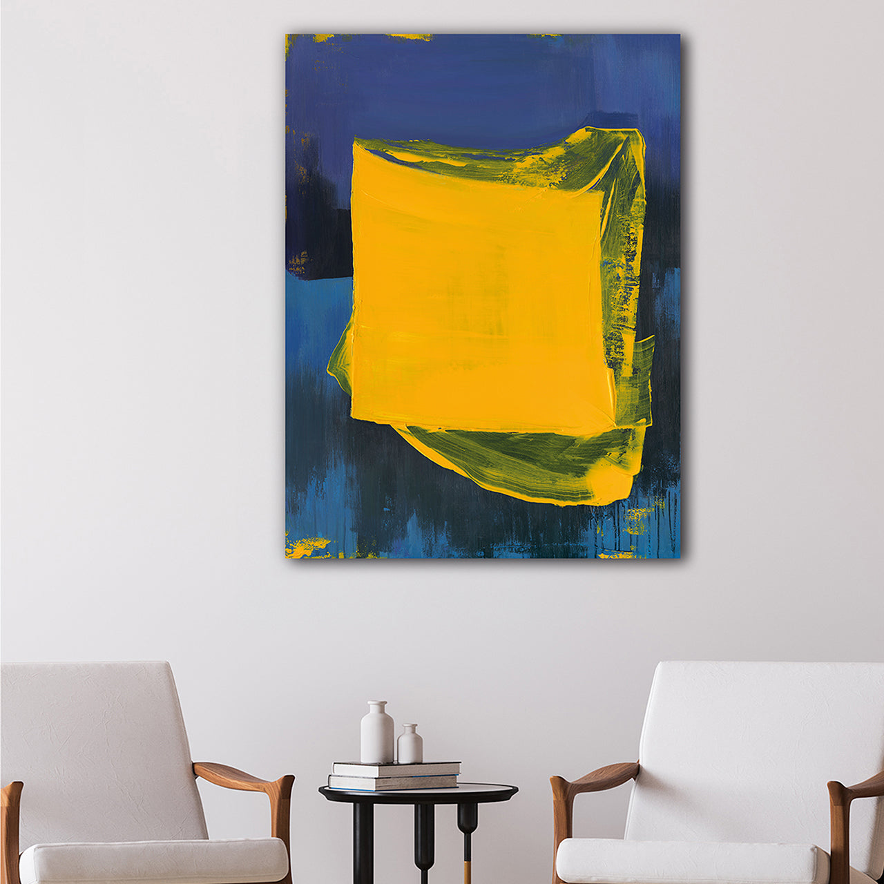 Painting Blue and Yellow