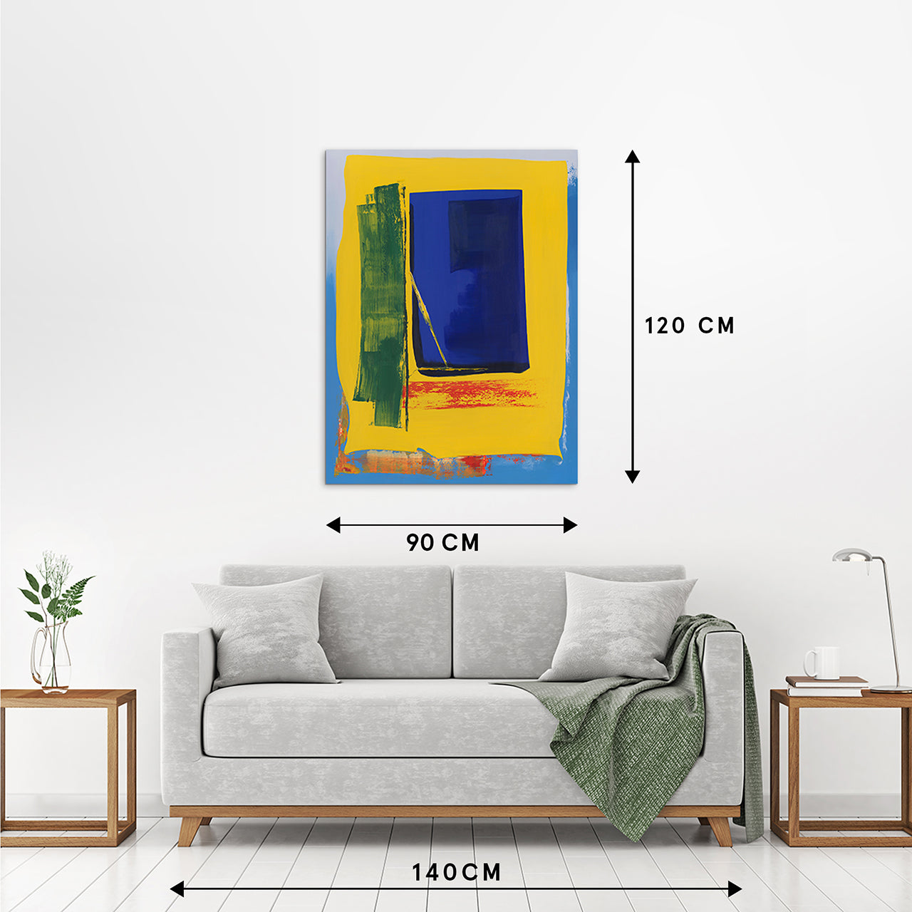 Painting Blue and Yellow