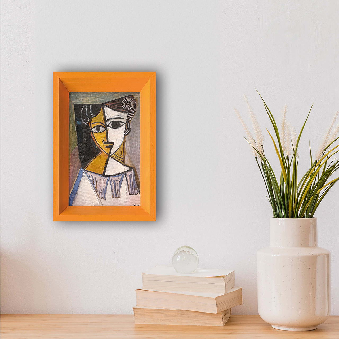 Painting Abstract Golden Woman