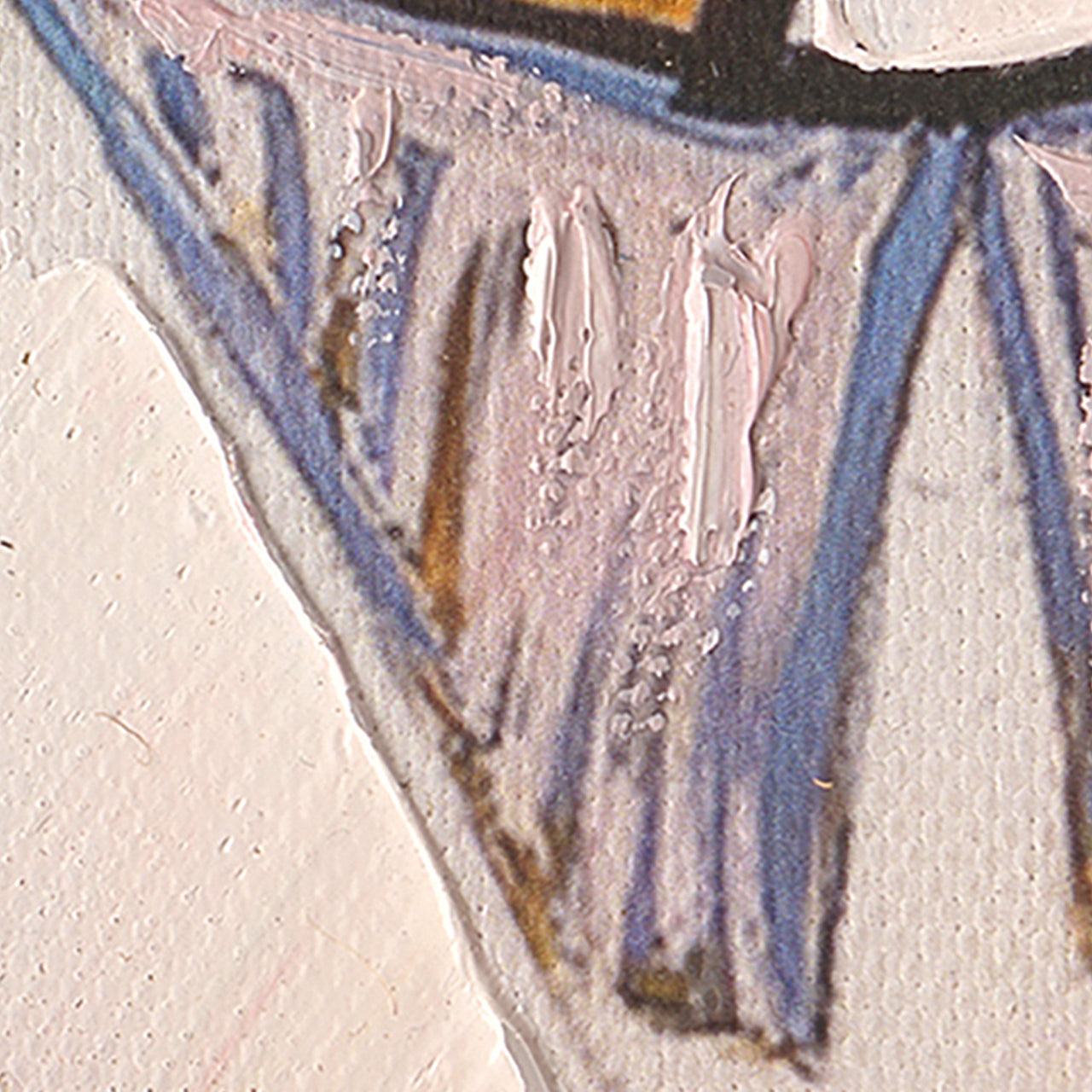 Painting Abstract Golden Woman