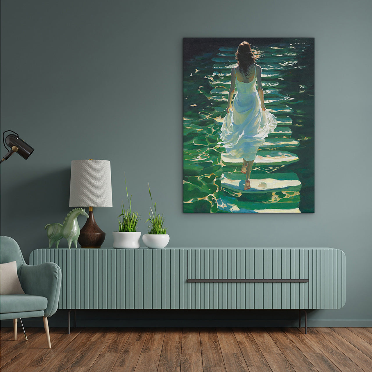 Painting Sibylline Water Steps