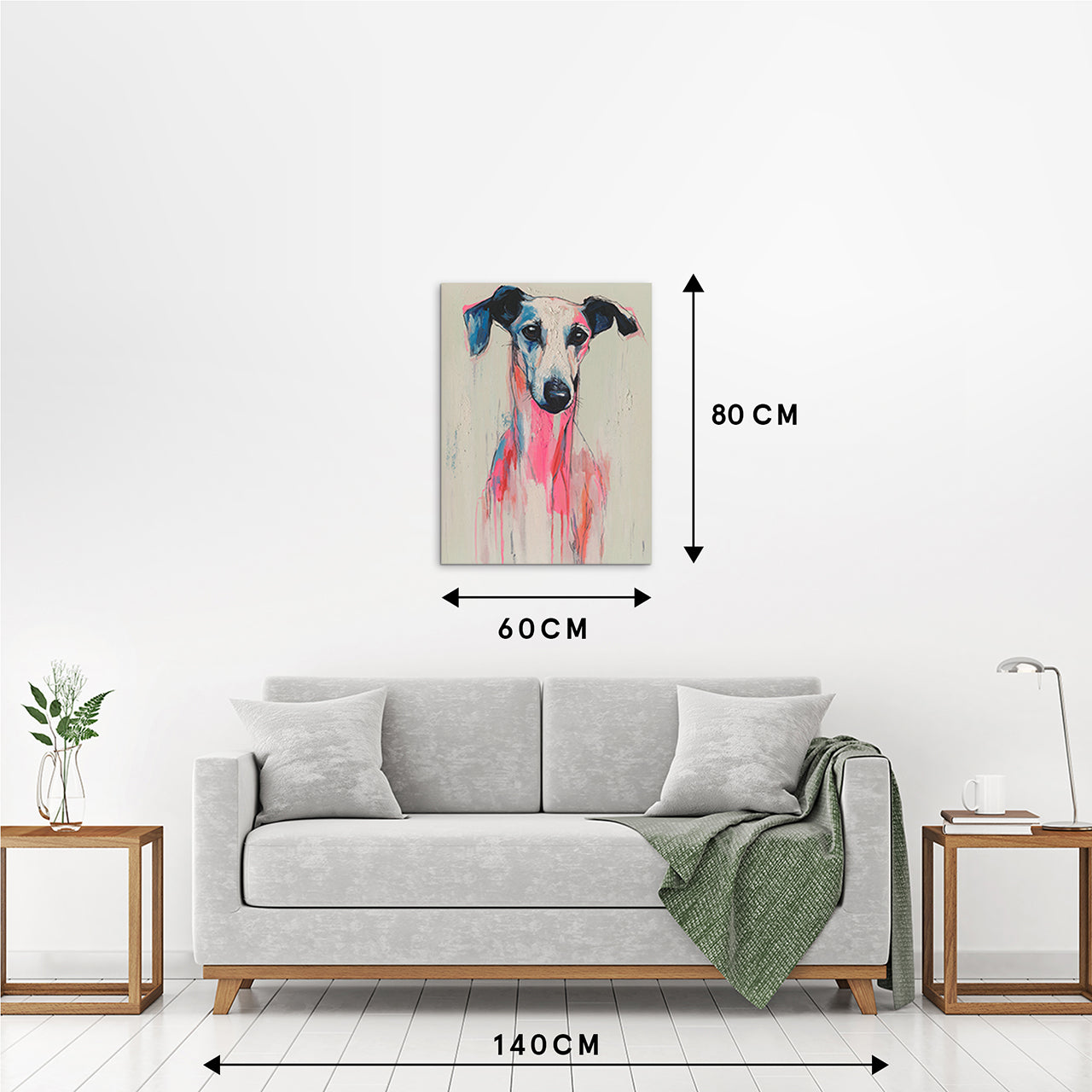 Gemälde Whispering Greyhound