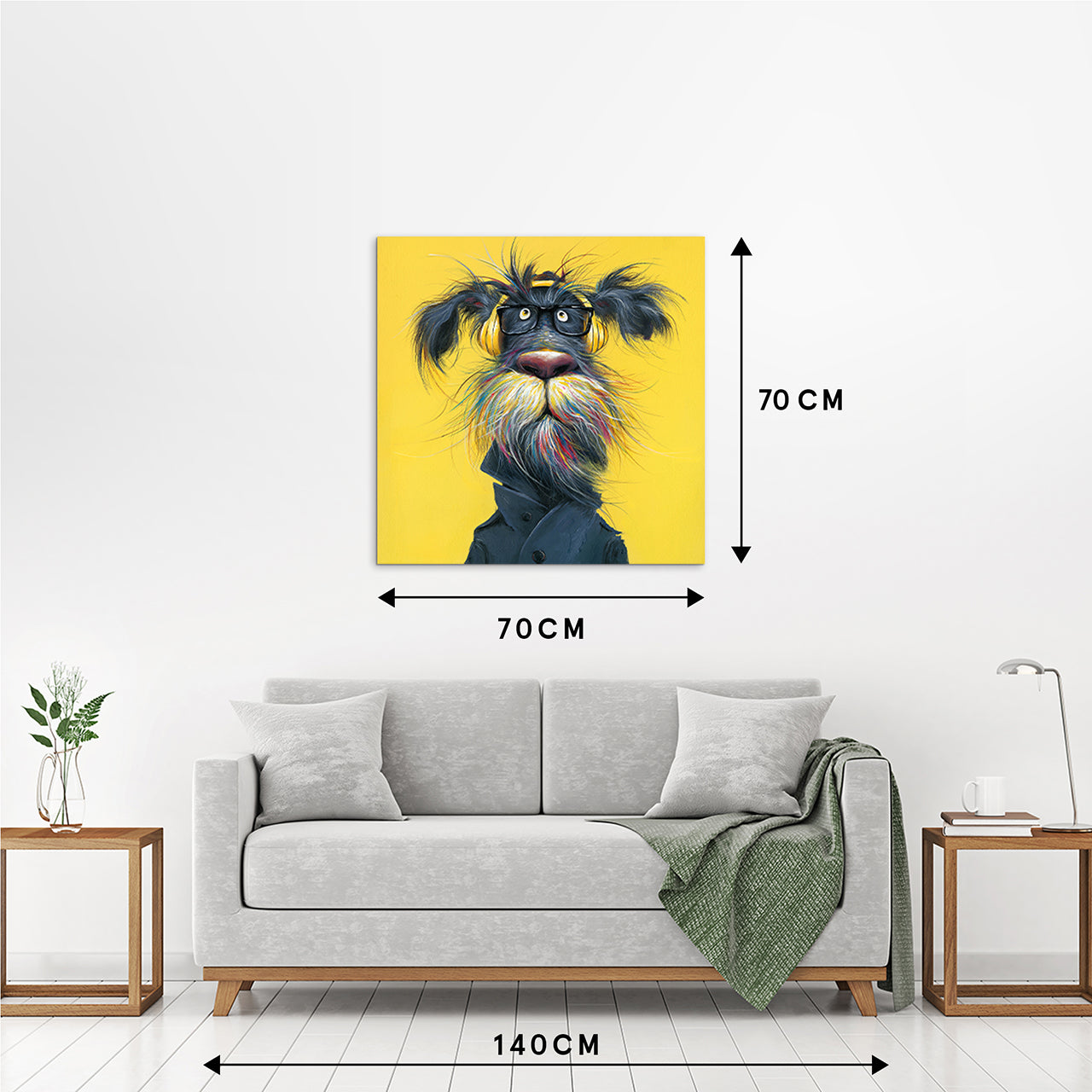 Gemälde Paws & Bass