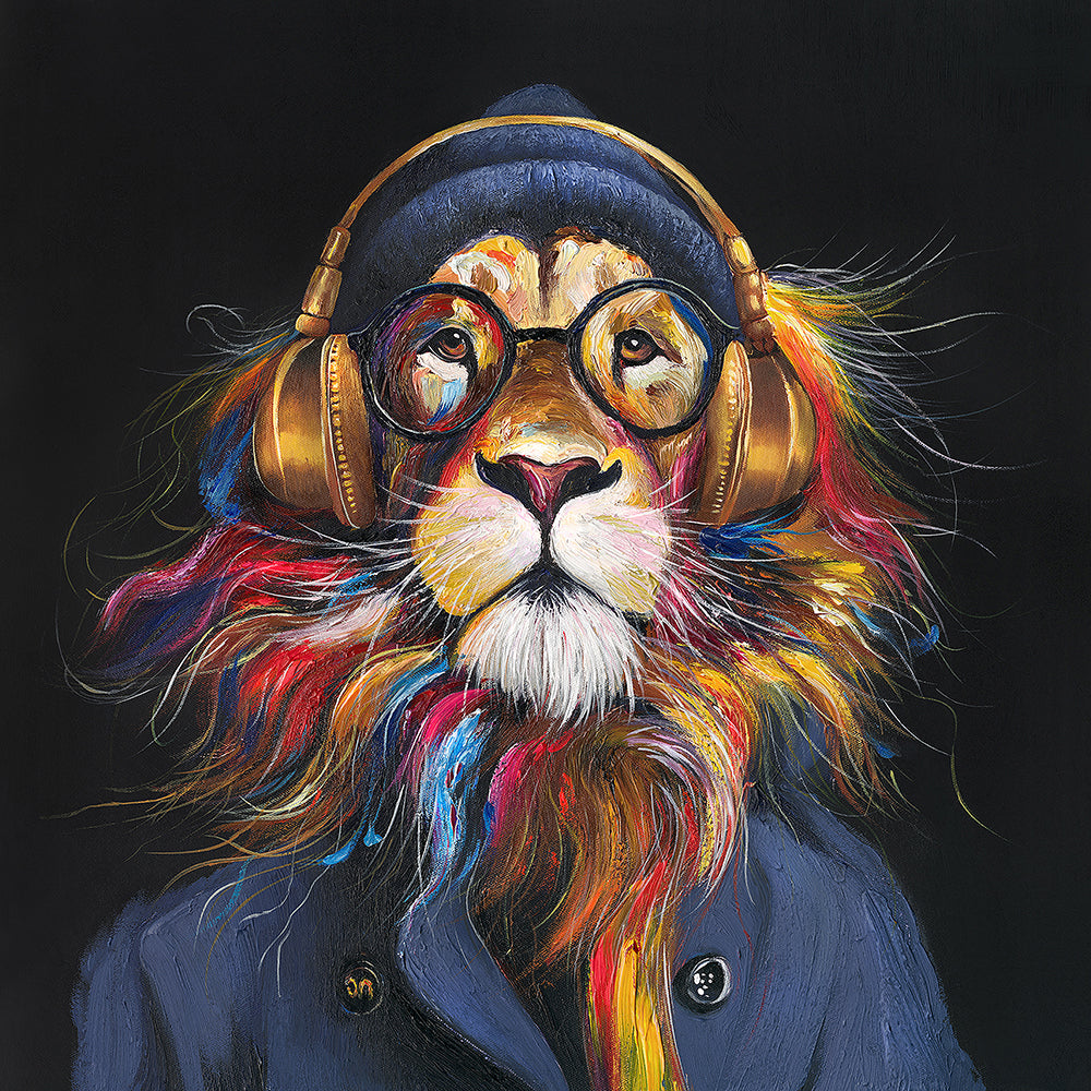 Gemälde King of the Jungle Beats