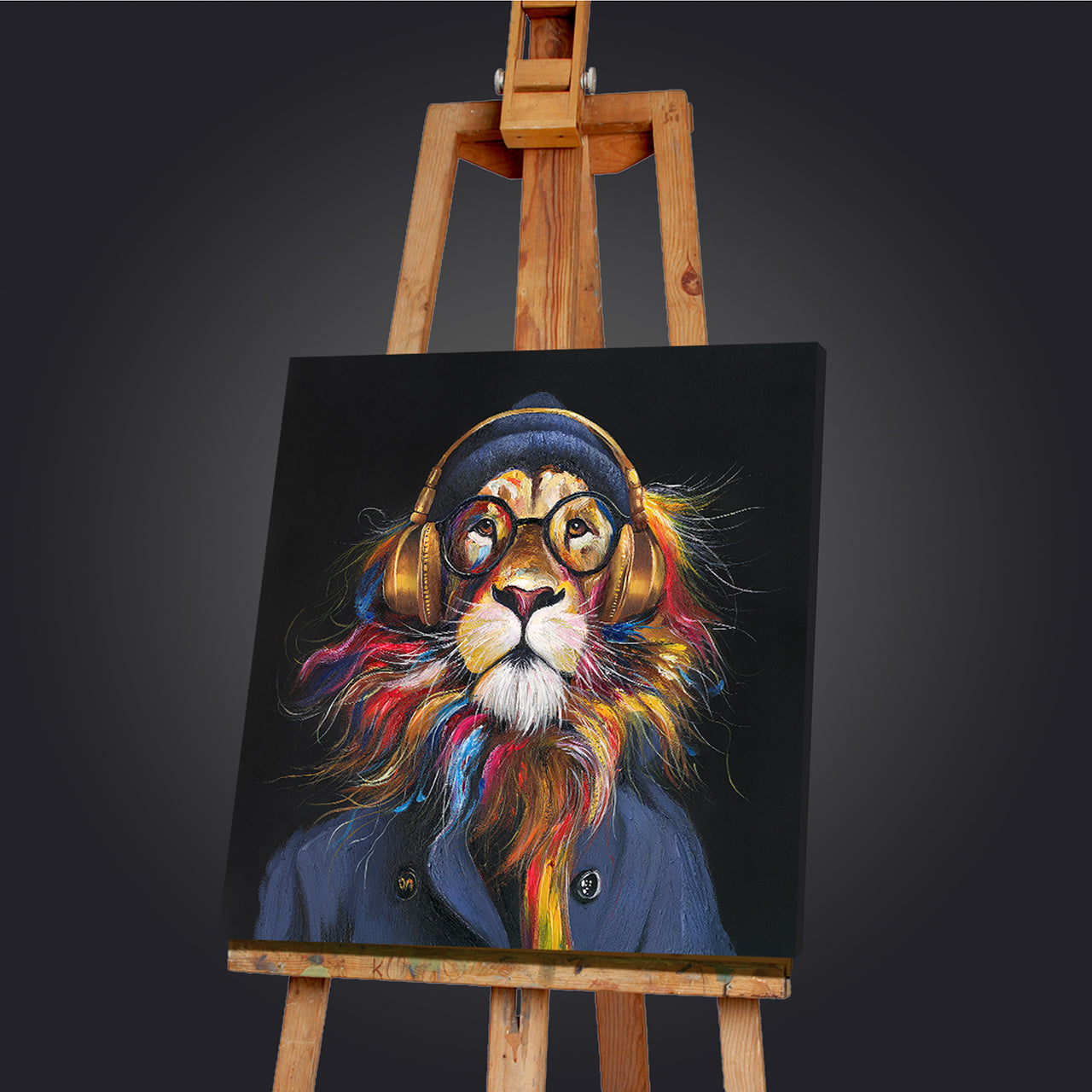 Gemälde King of the Jungle Beats