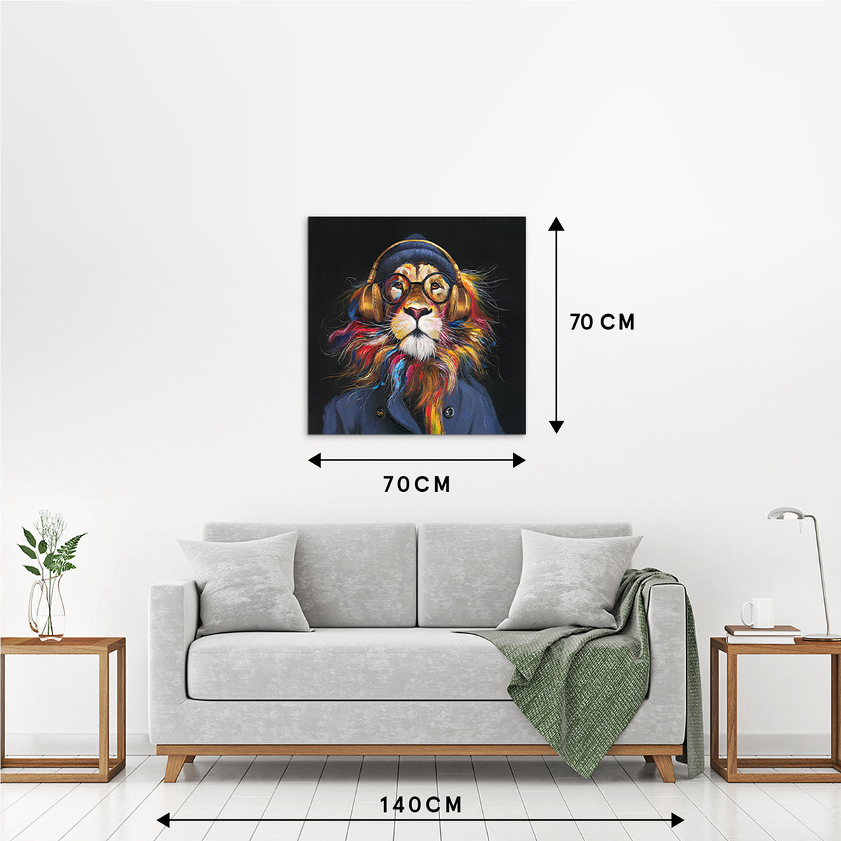 Gemälde King of the Jungle Beats