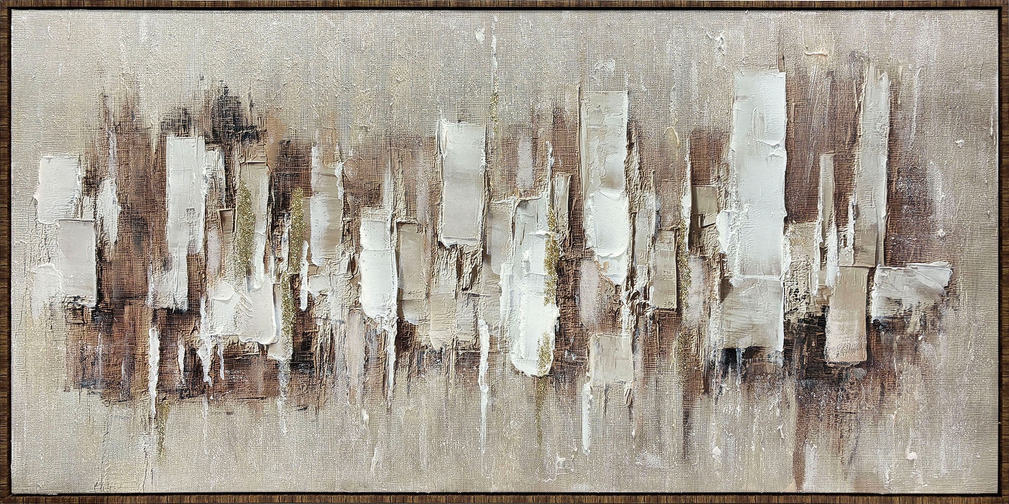 Gemälde Skyline in Sand