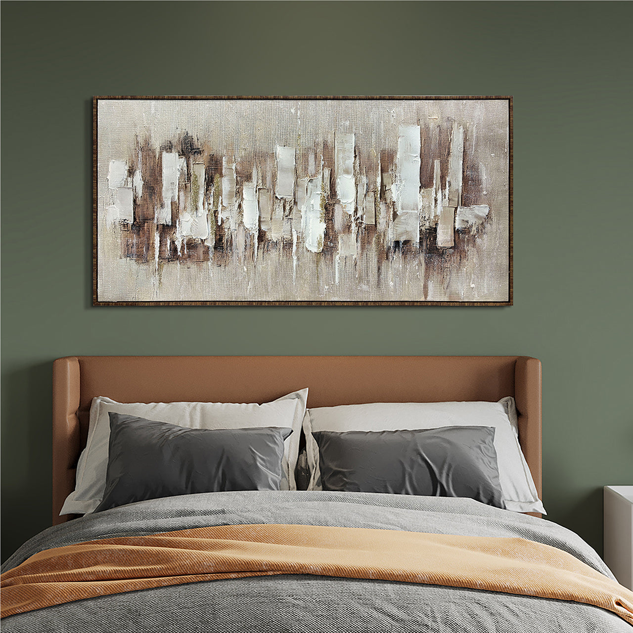 Gemälde Skyline in Sand