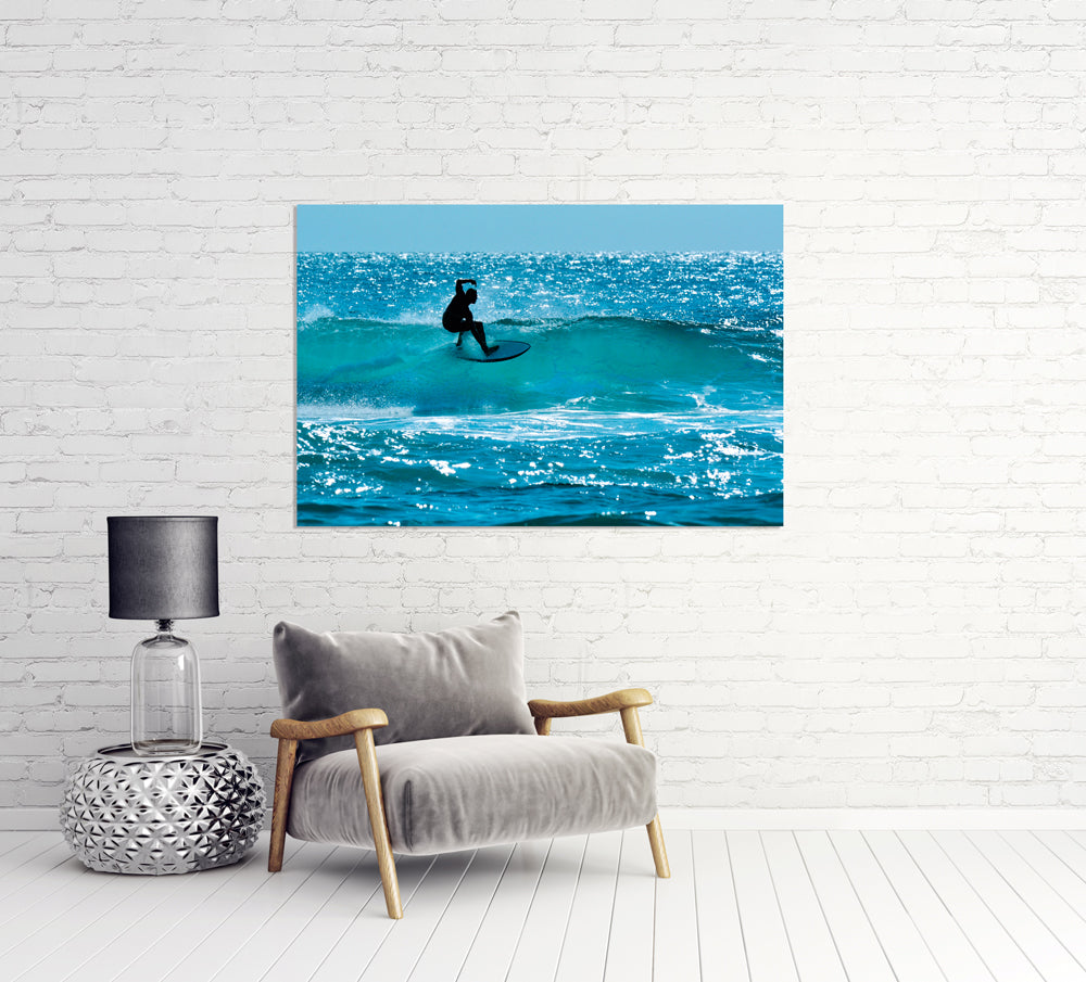 tableau en aluminium wave rider