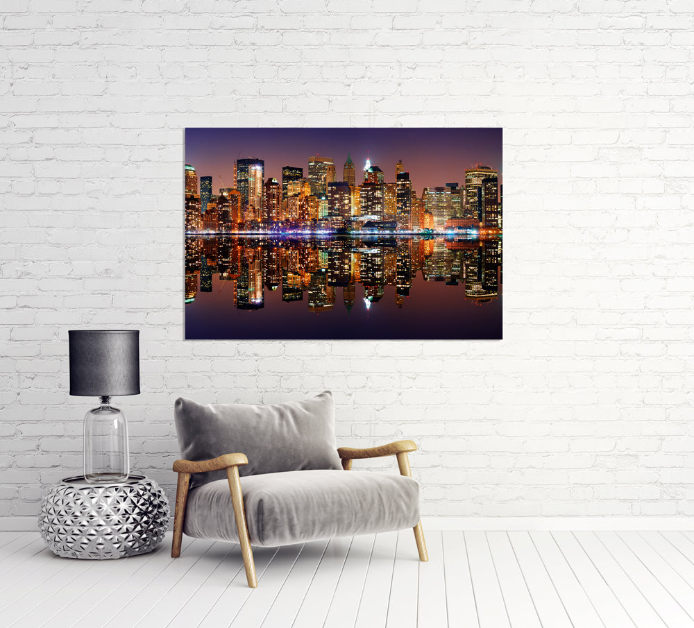 aluminum picture New York Skyline