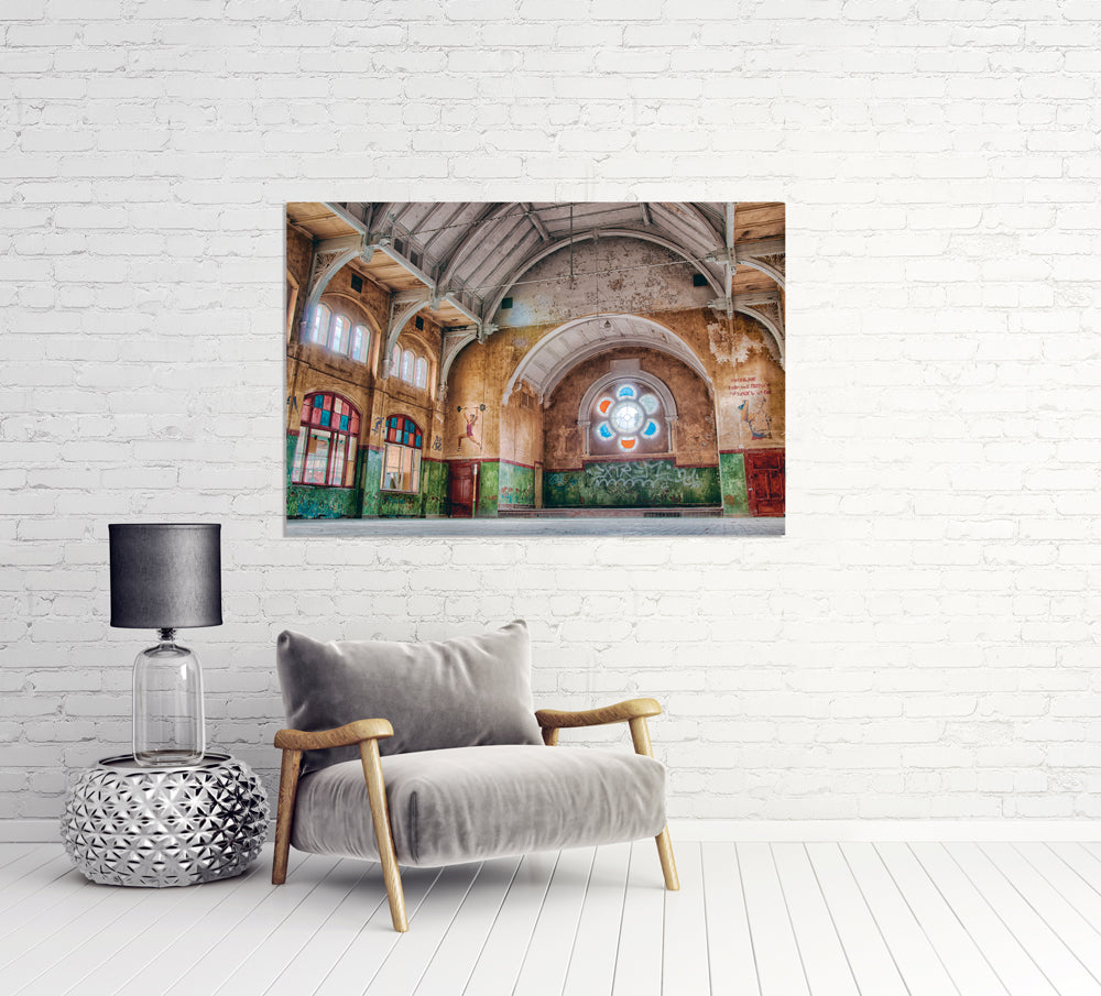 photo en aluminium Lost Place Hall 1