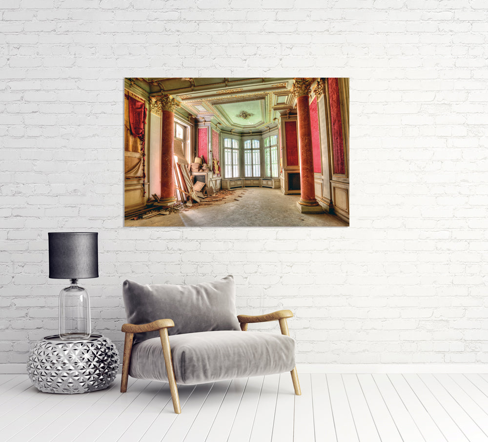 tableau en aluminium Salon Lost Place