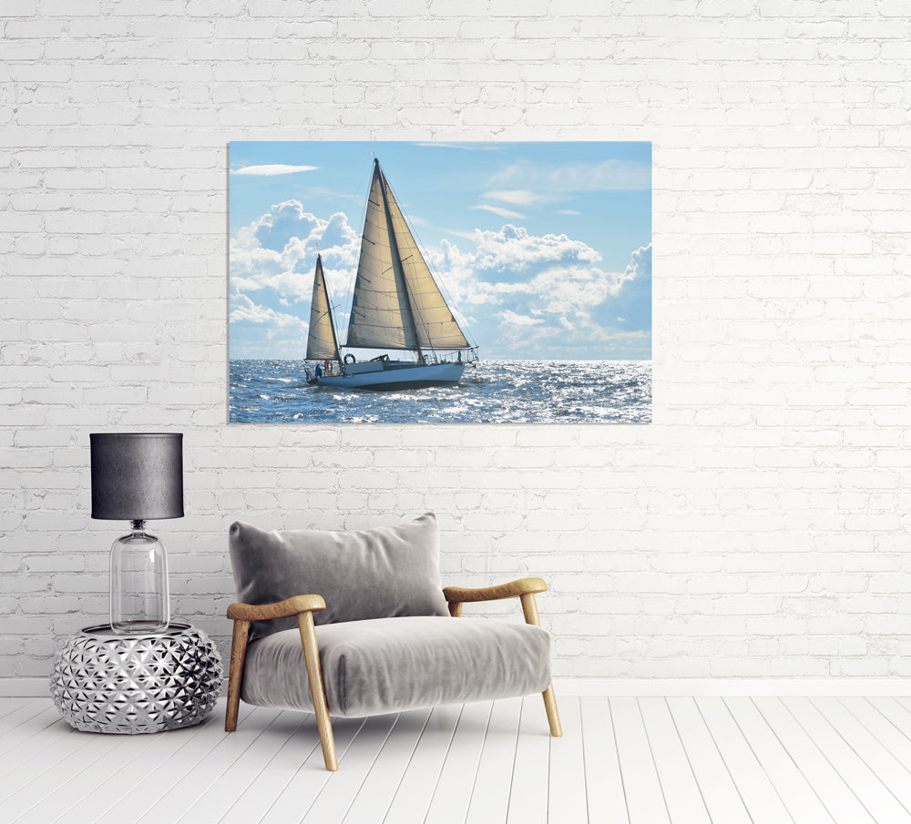 Tableau en aluminium Grand voilier