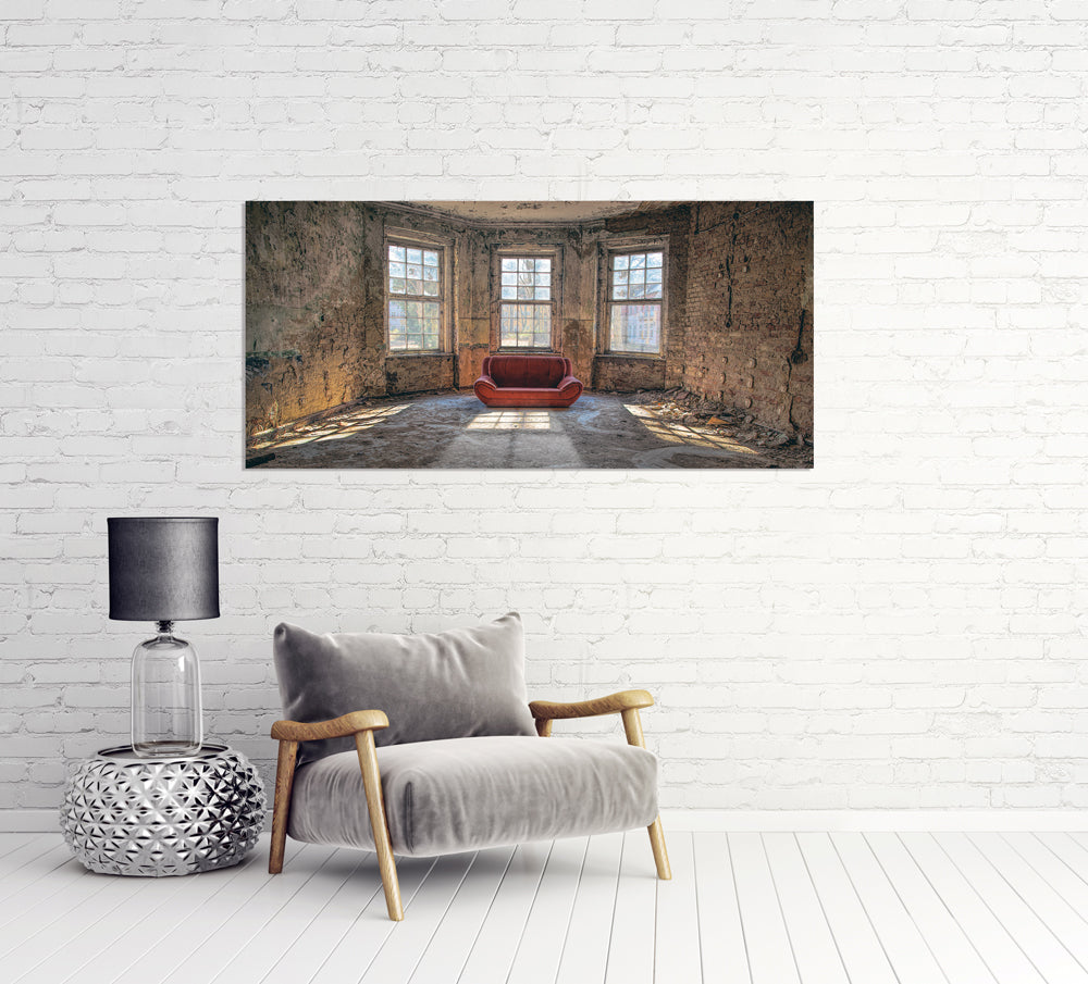 aluminum picture Red Sofa