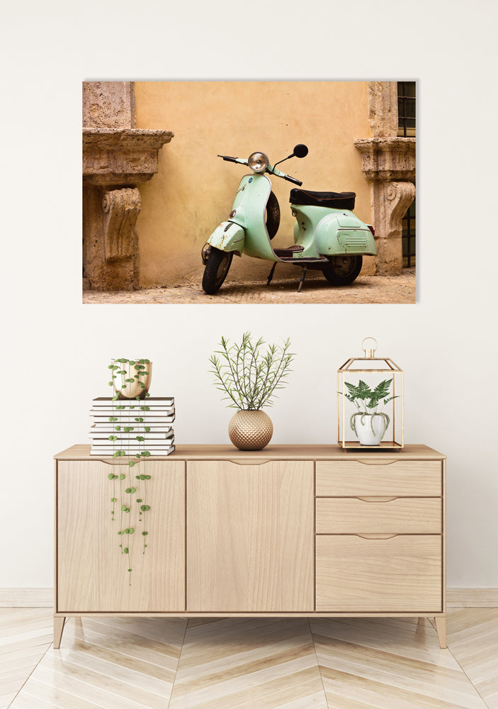 Aluminium picture Dolce vita! Italian scooter