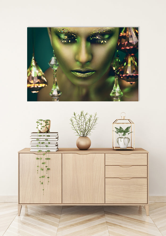 Aluminum picture Spectacular green beauty