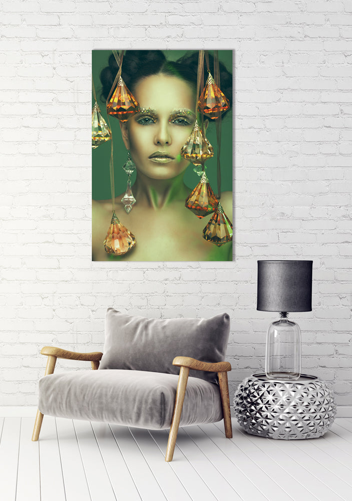 Aluminum picture Spectacular green beauty