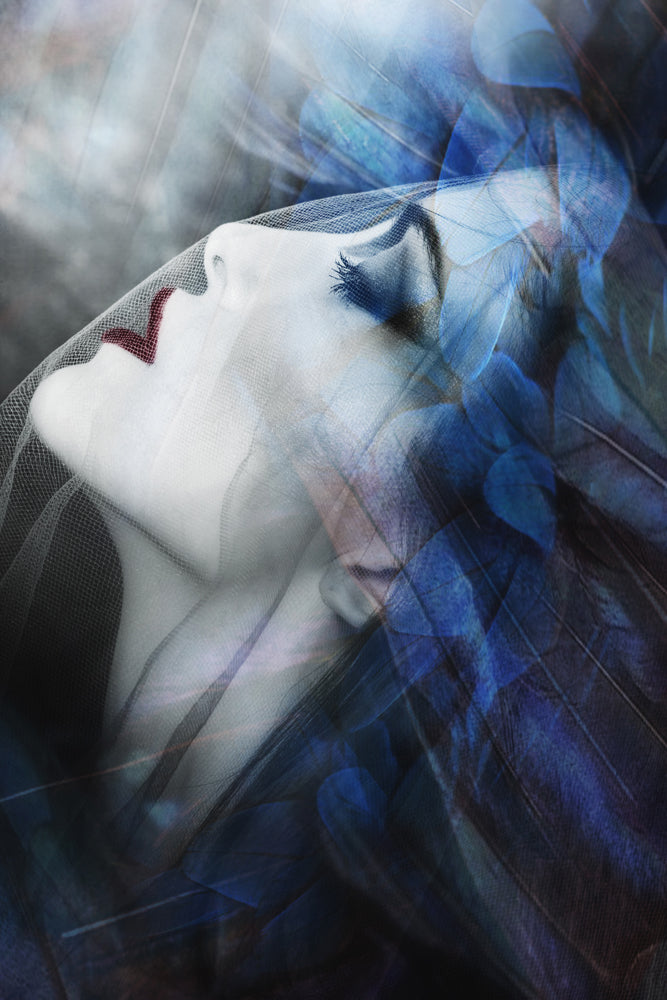 Image en aluminium Beauté avec gaze