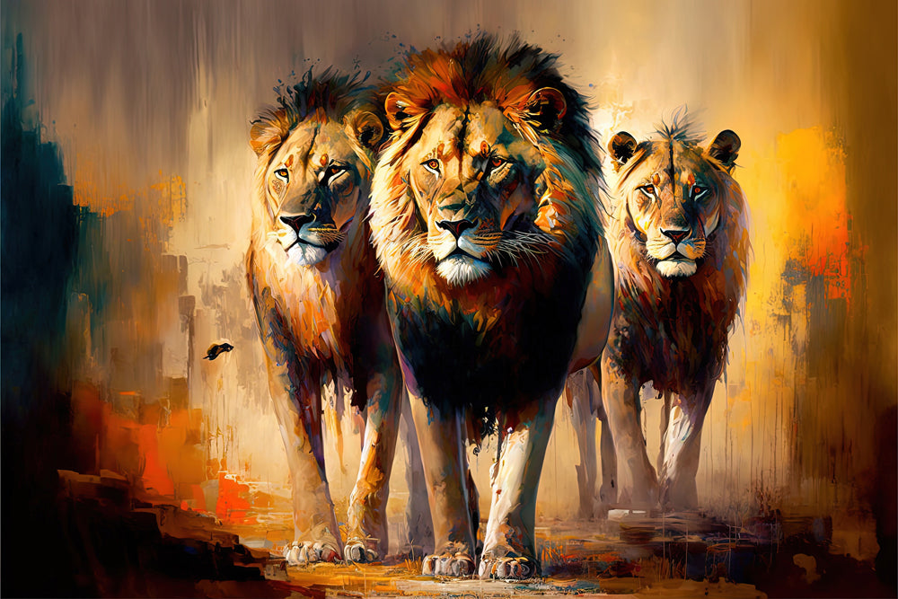 tableau en aluminium Wild Safari