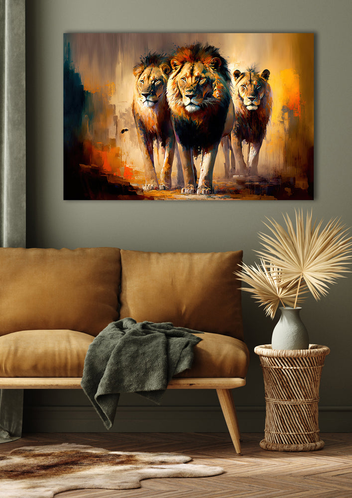 tableau en aluminium Wild Safari