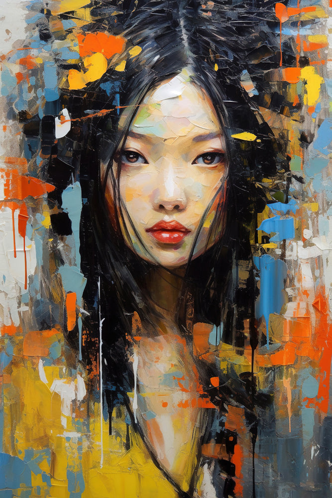 photo en aluminium Asia Girl