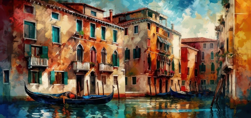 Alubild Venedig
