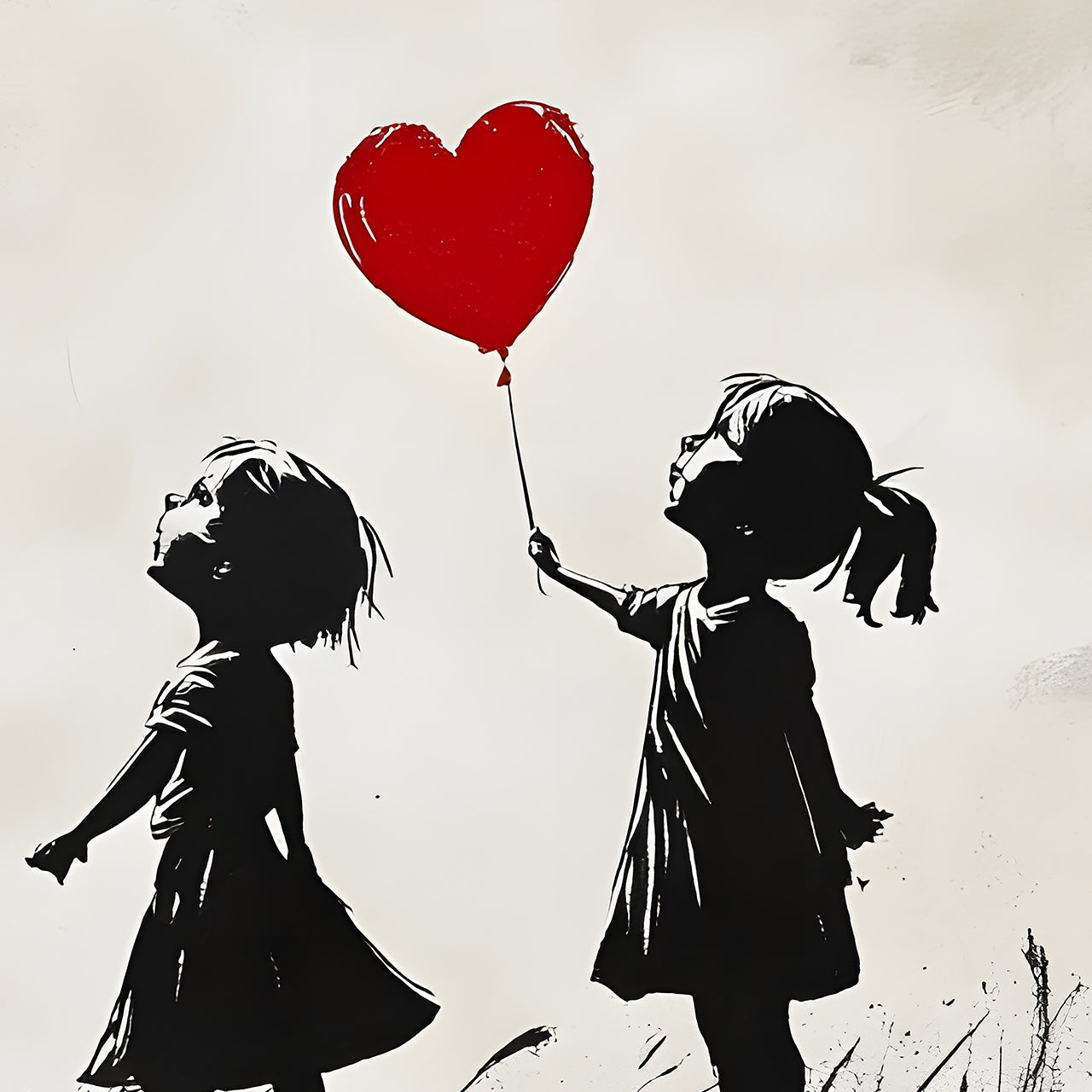 Ballons d'amour en alu