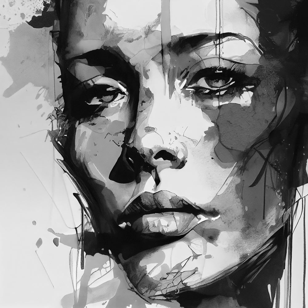 Alubild Graffiti Schönheit