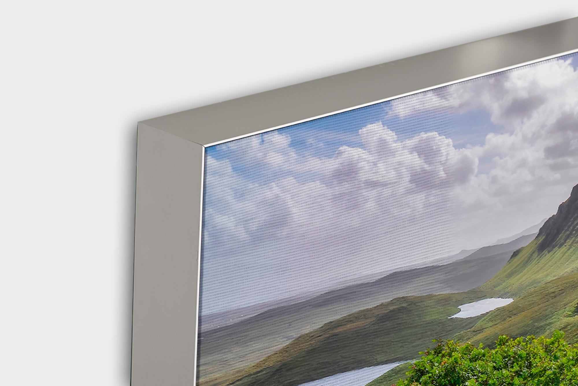 Image acoustique Paysage vallonné