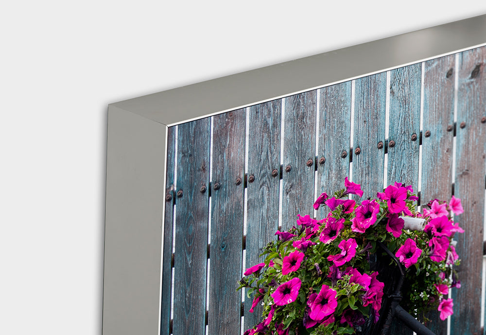 Akustikbild Pro Fahrrad mit Blumendeko