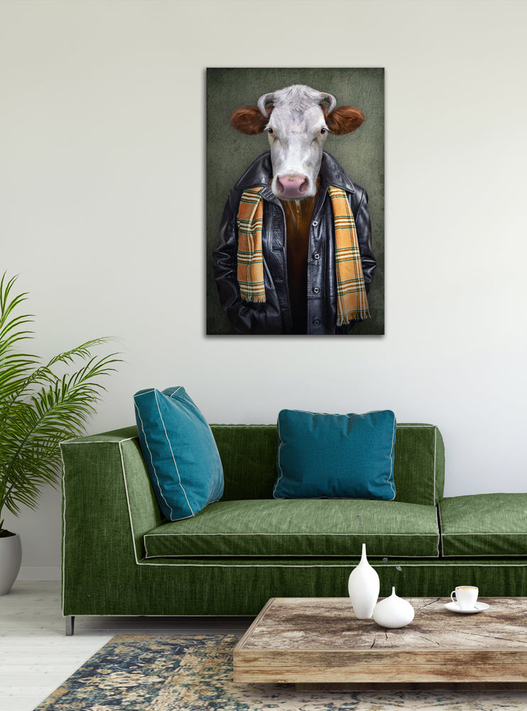 Tableau acoustique Pro Rind avec gaine en cuir