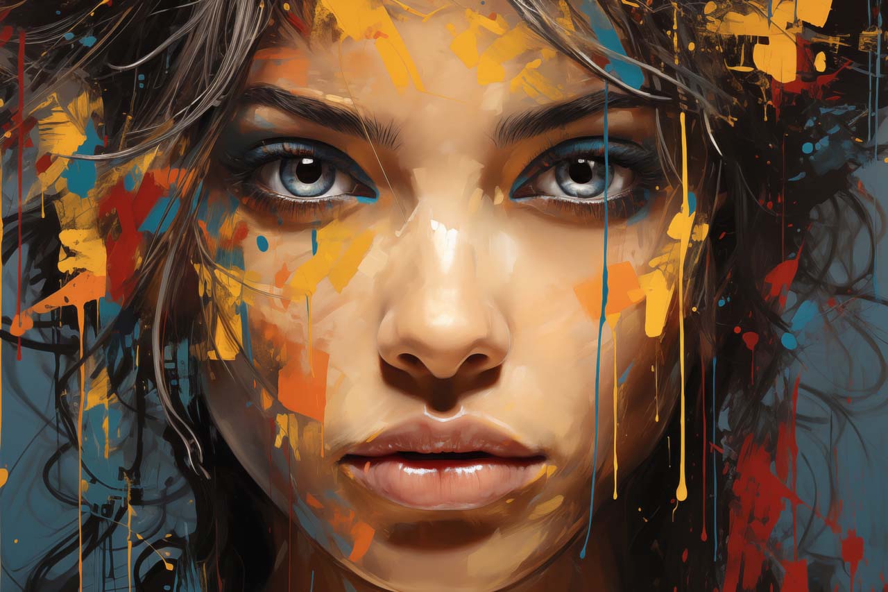 Image acoustique Pro Gray Eyes derrière les couleurs