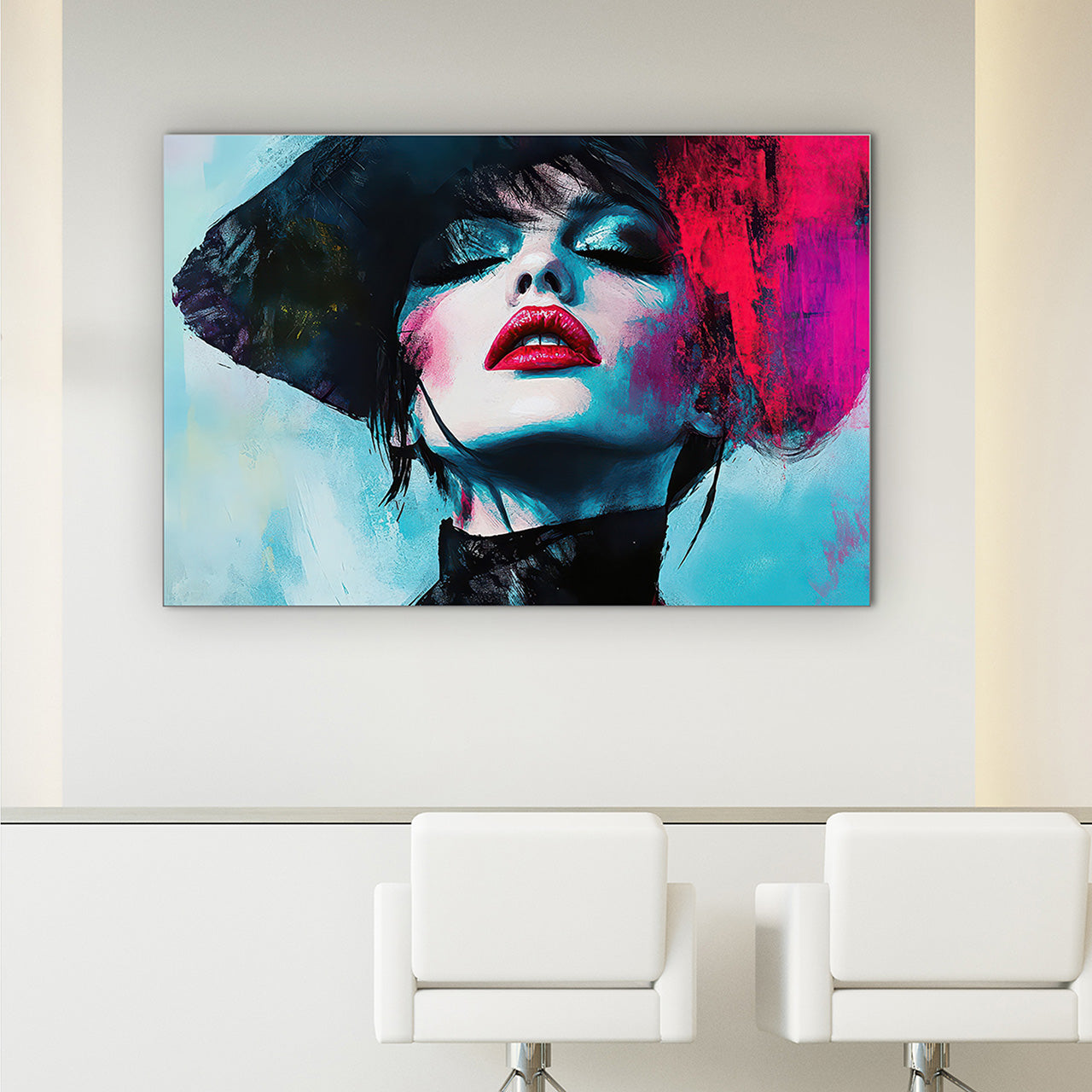 Acoustic Picture Slim Pink Splashed Diva