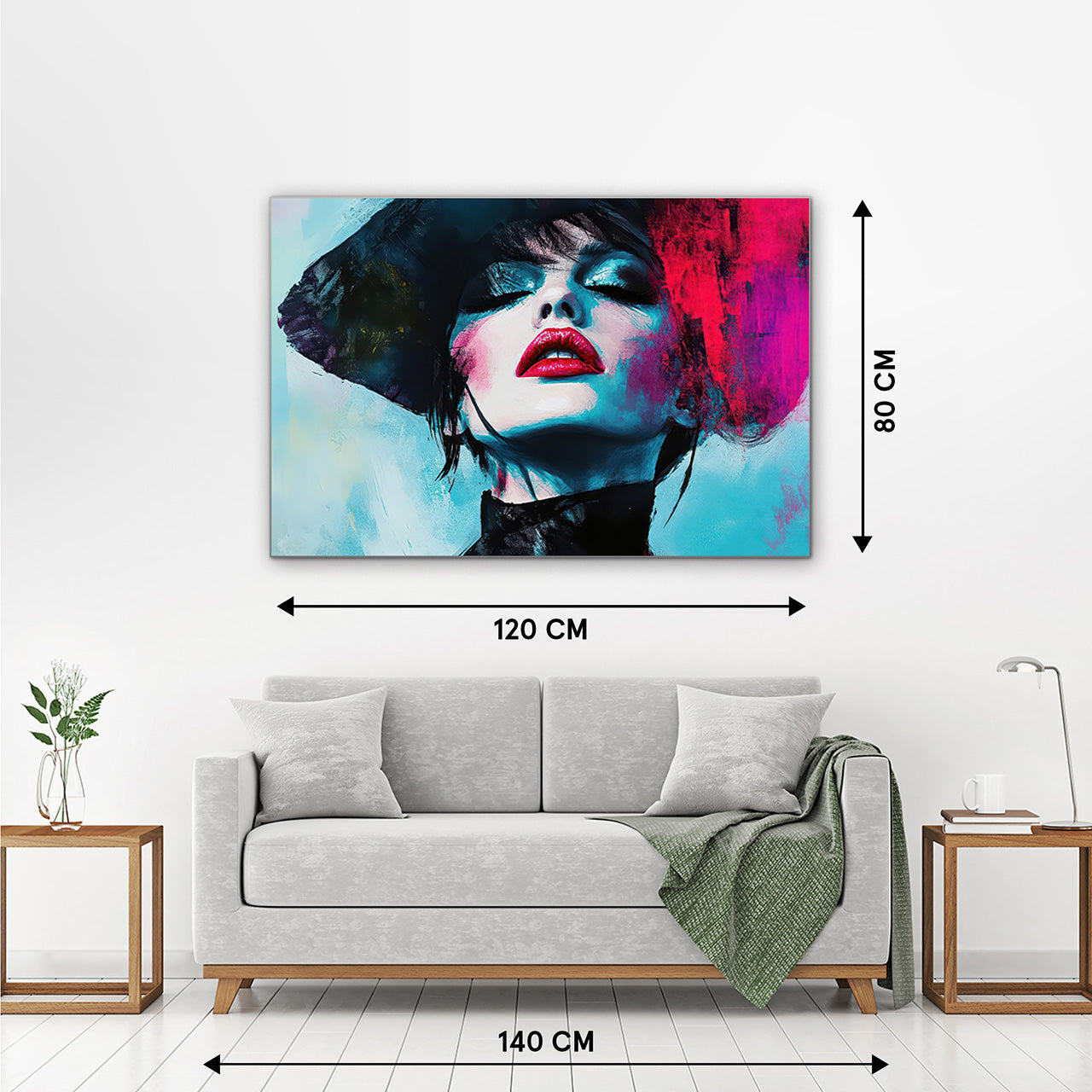Acoustic Picture Slim Pink Splashed Diva