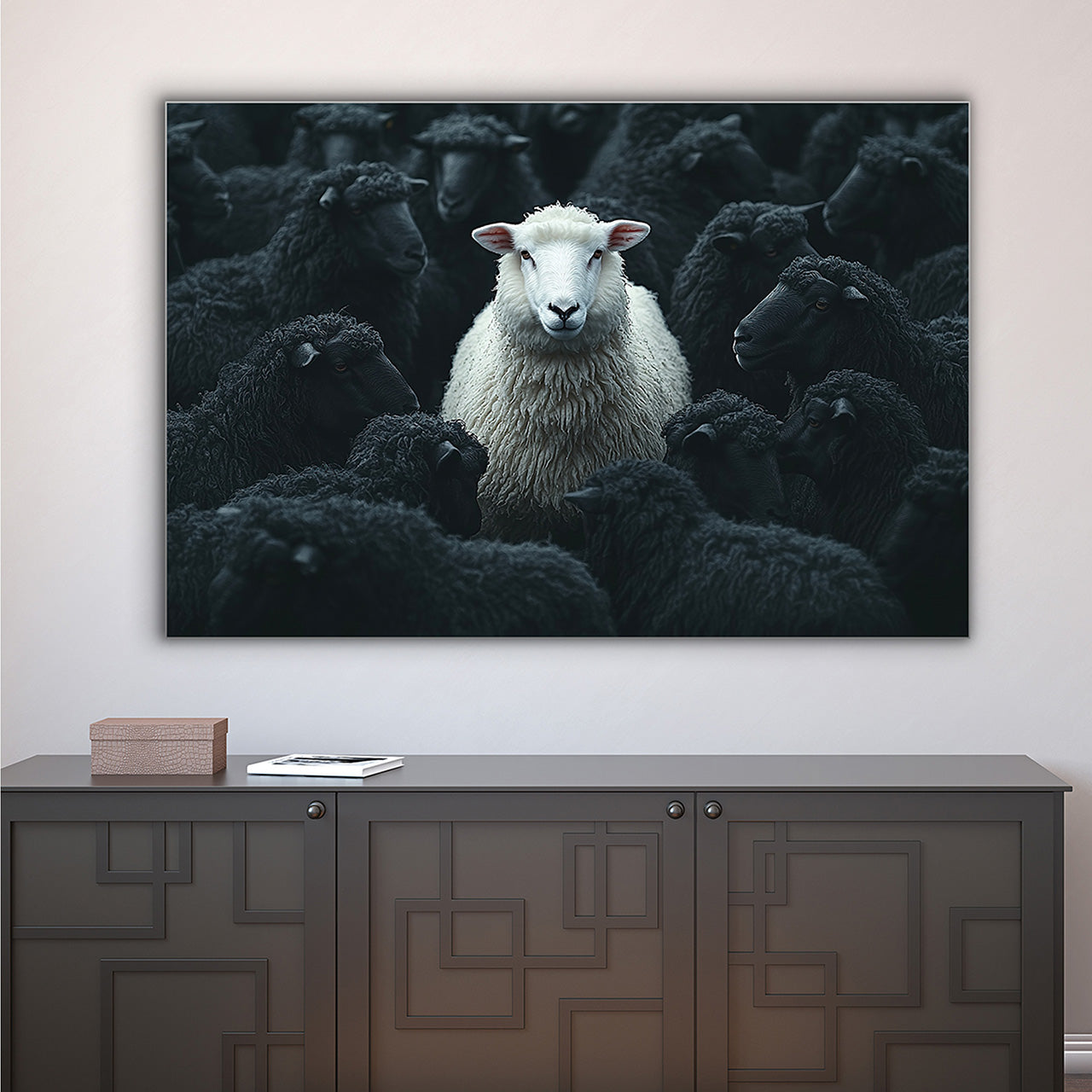 Akustikbild Slim White Sheep