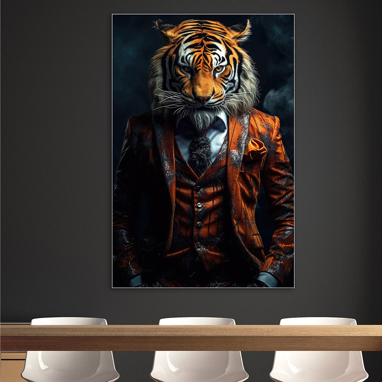 Akustikbild Slim Stylish Tiger