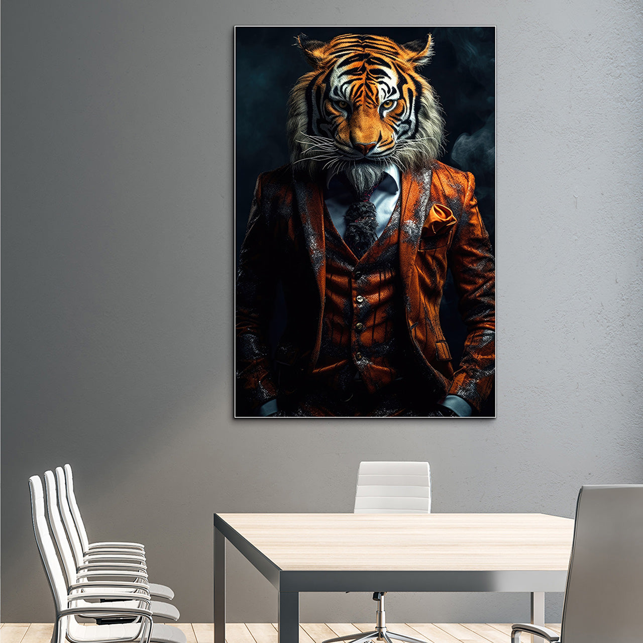 Akustikbild Slim Stylish Tiger